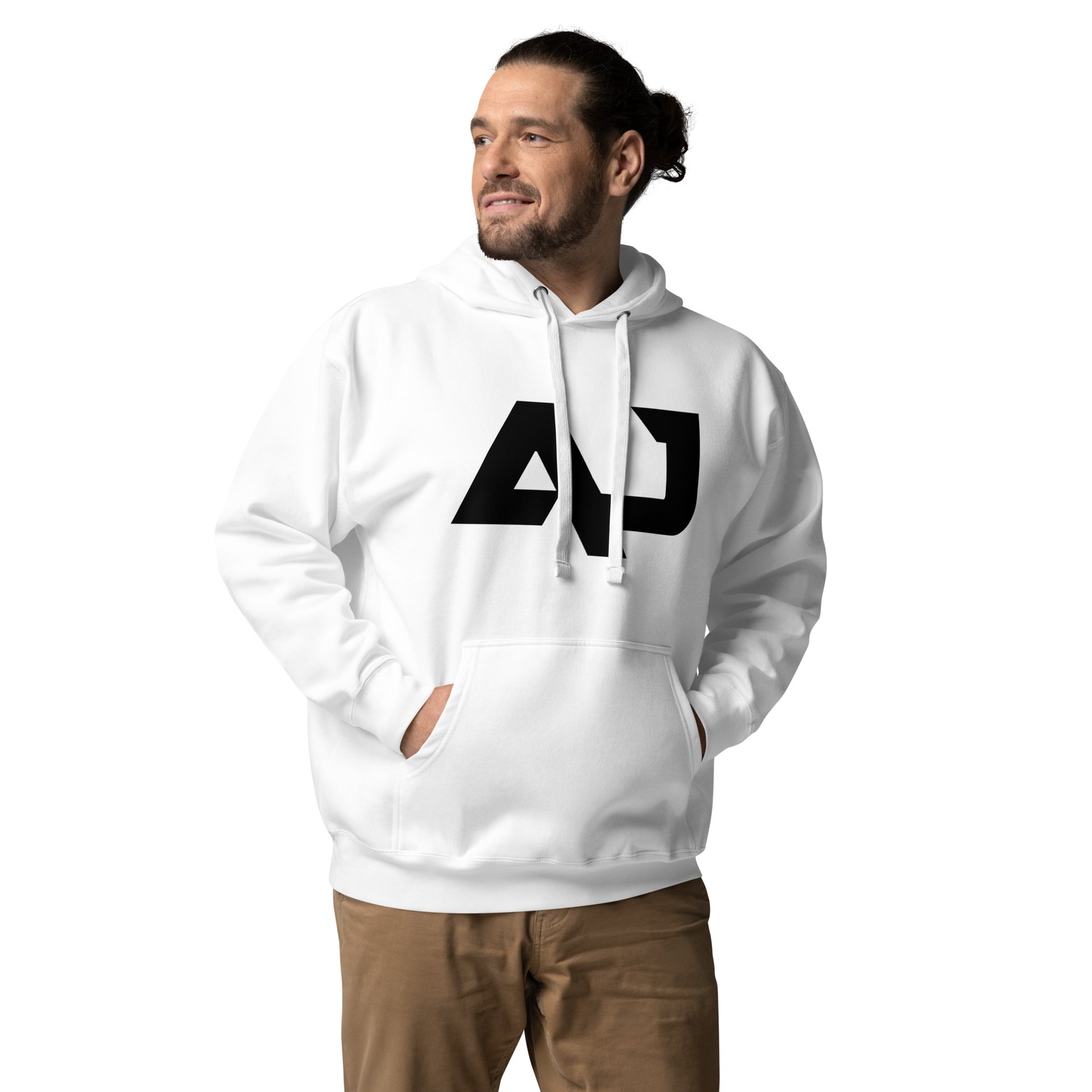 AJ Black Logo Hoodie – Al Joseph Merch Store